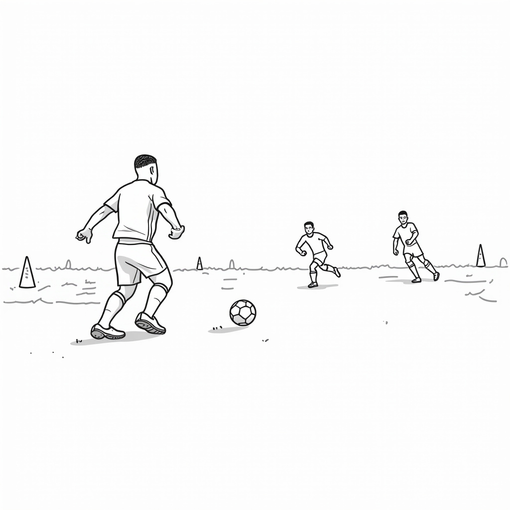 Kylian Mbappé Coloring Pages - Page 3