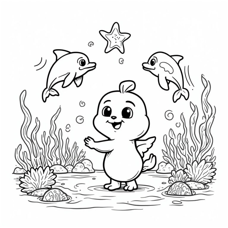 Labubu Coloring Pages - Page 1
