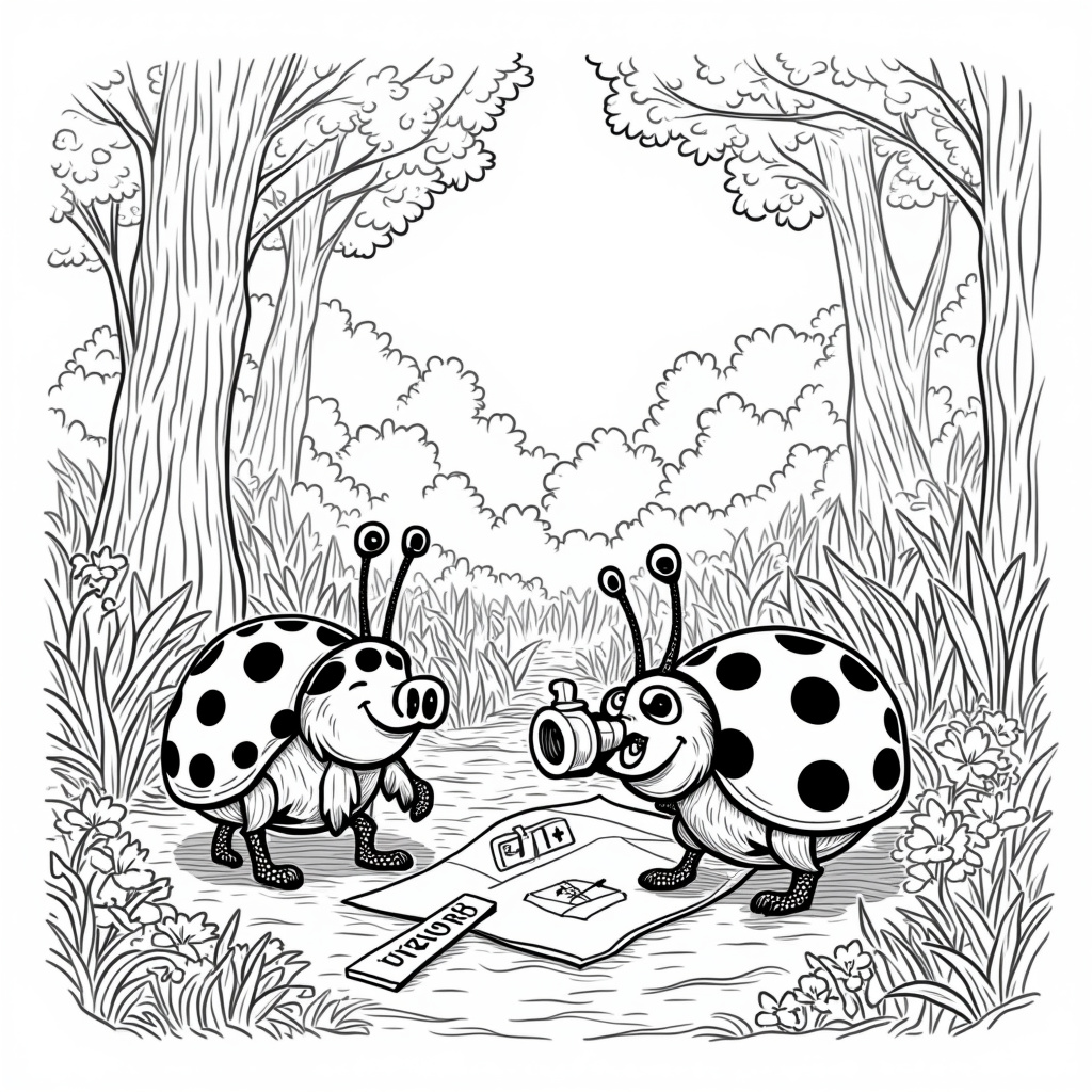 Ladybug Coloring Pages - Page 3