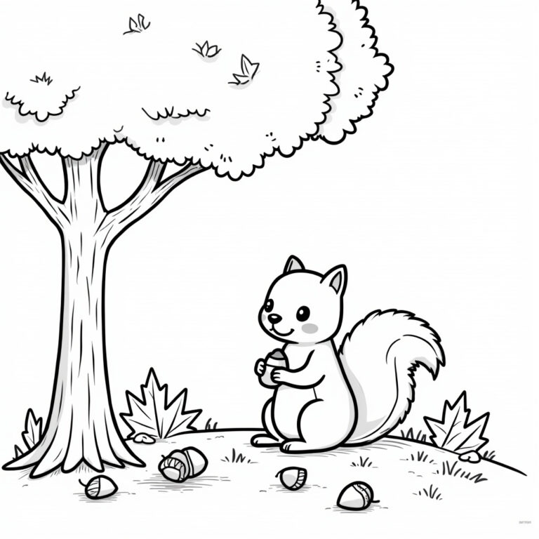 Leaf Coloring Pages - Page 1