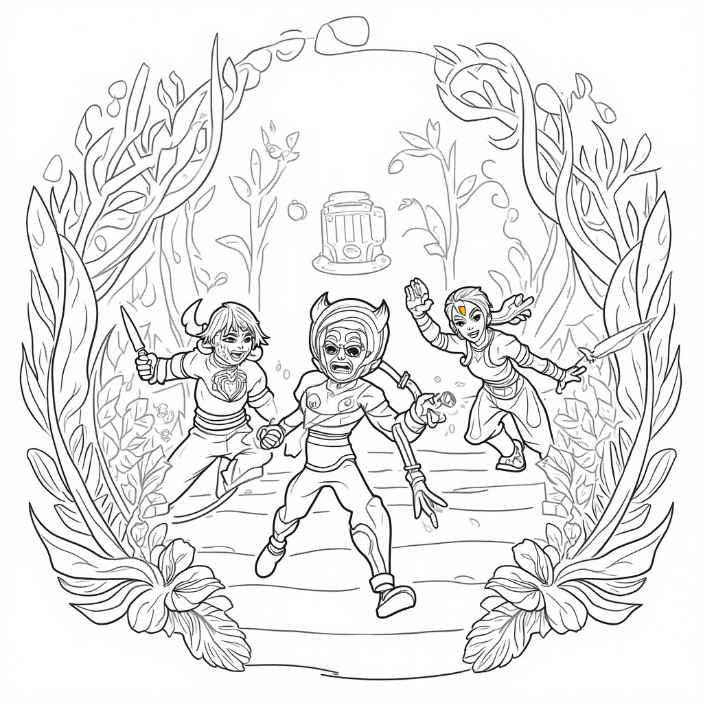 League Of Legends Coloring Pages - Page 1