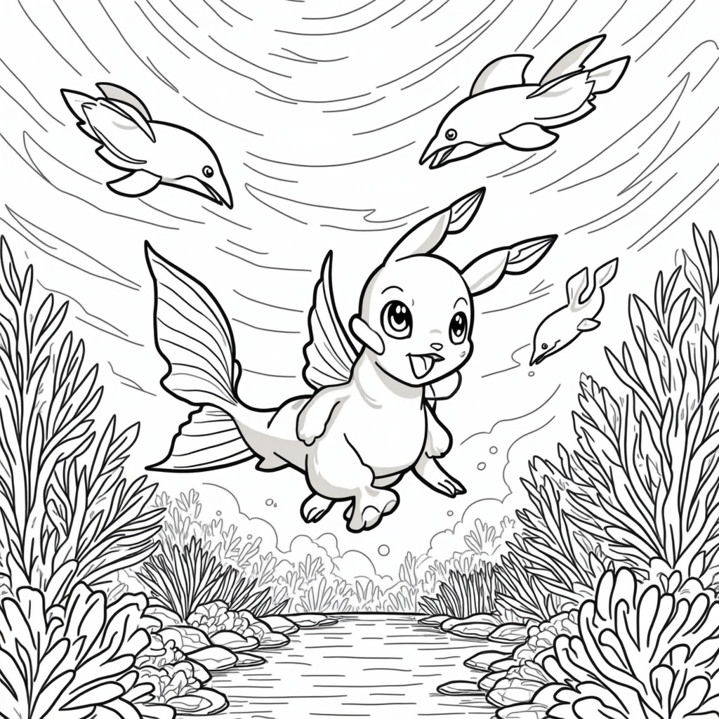 Legendary Pokemon Coloring Pages - Page 4