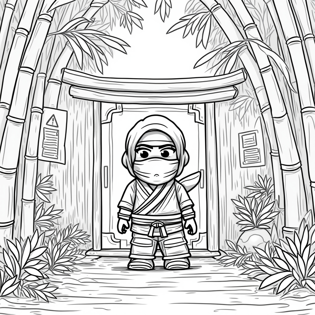 Lego Ninjago Coloring Pages - Page 3