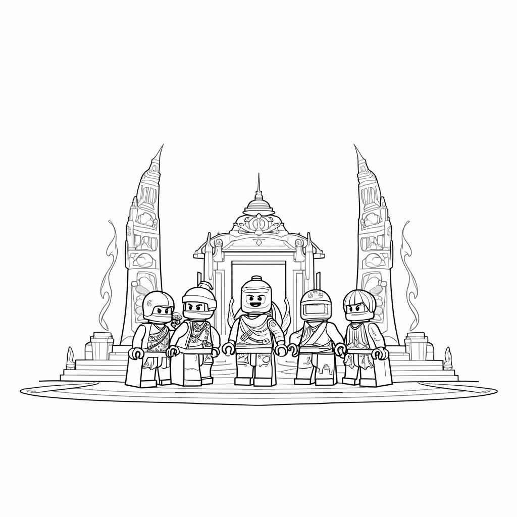 Lego Ninjago Coloring Pages - Page 5