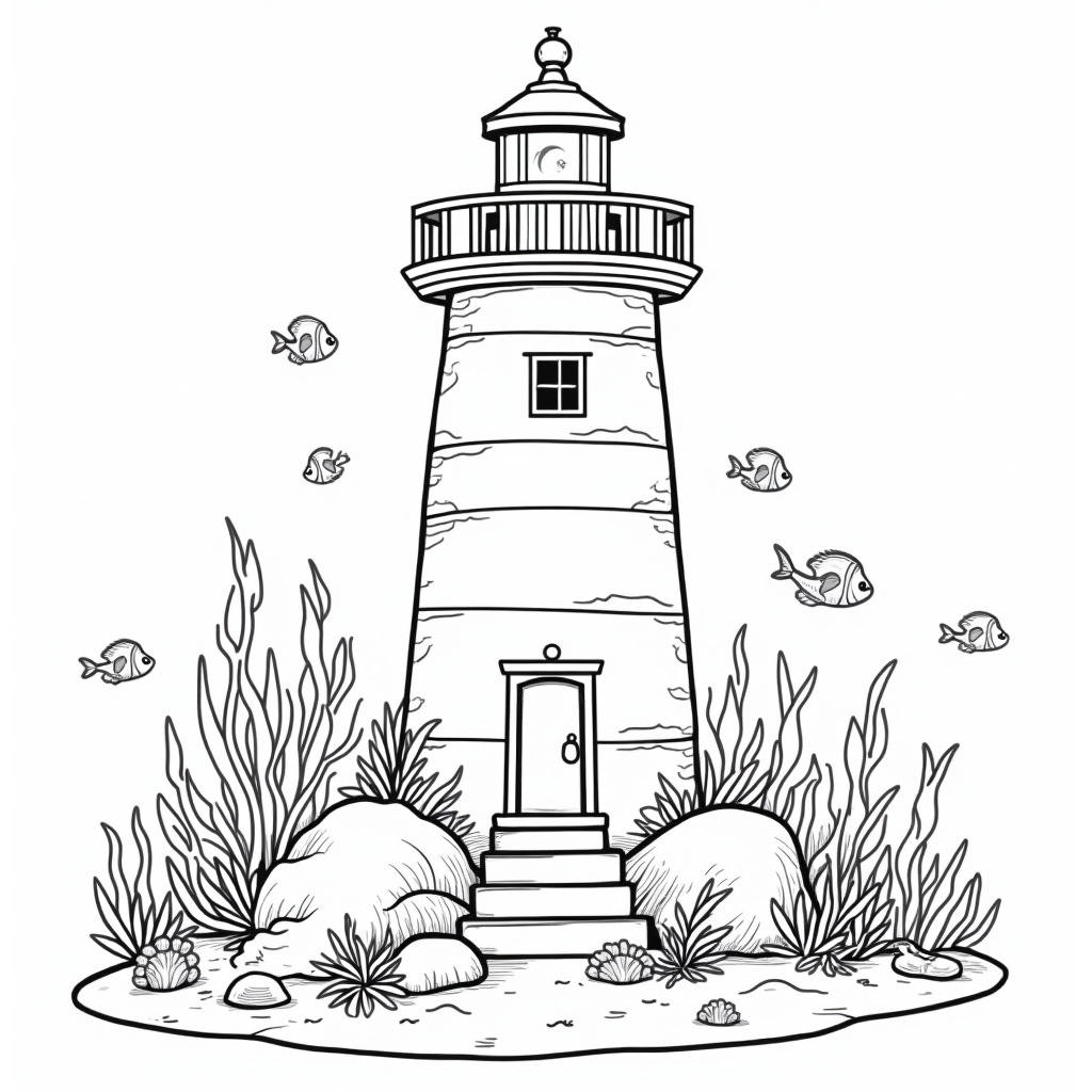 Lighthouse Coloring Pages - Page 2