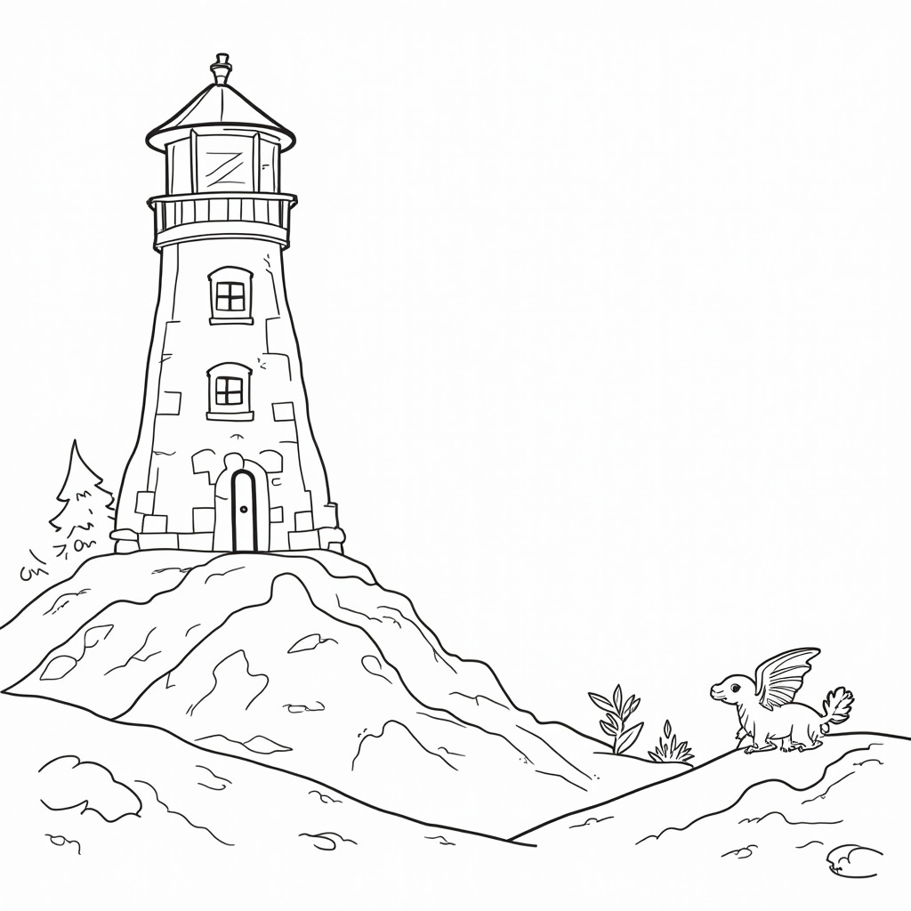 Lighthouse Coloring Pages - Page 4