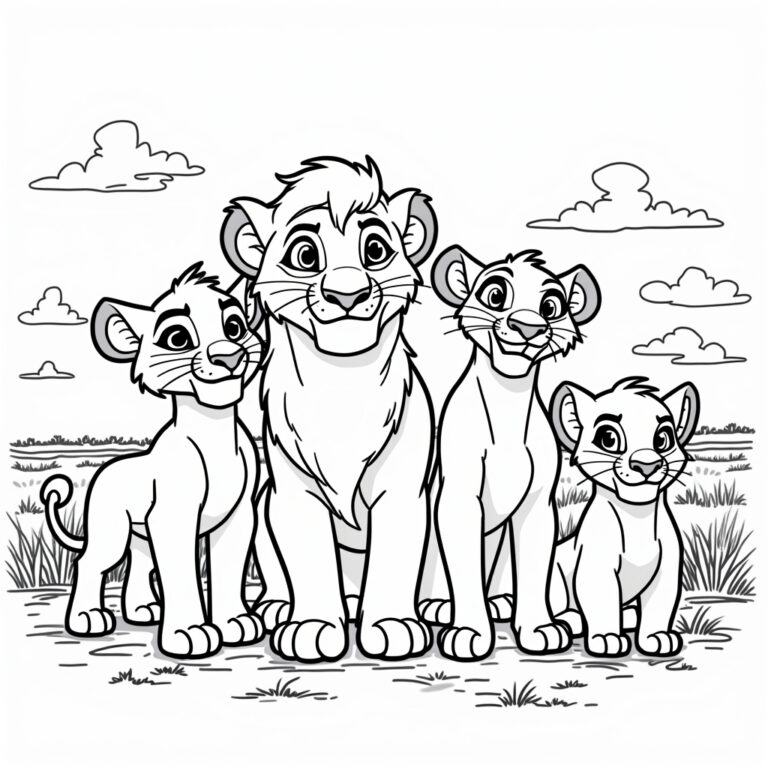 Lion Guard Coloring Pages - Page 1