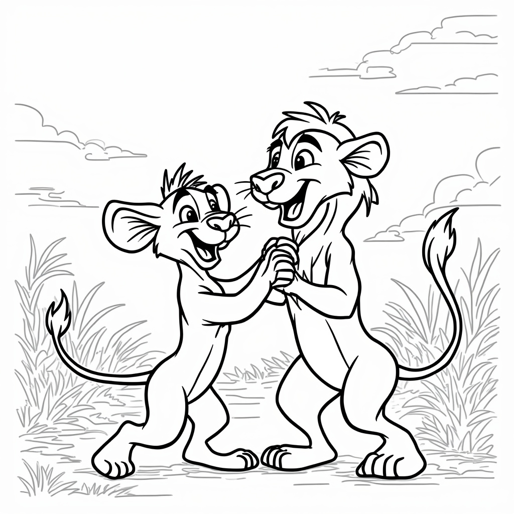 Lion King Coloring Pages - Page 2