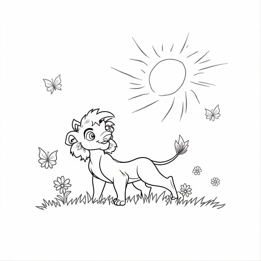 Lion King Coloring Pages - Page 3