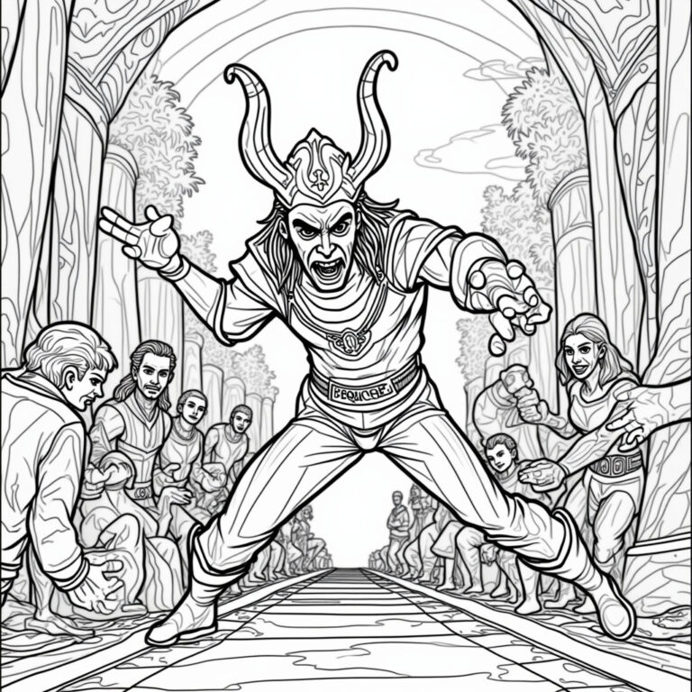 Loki Coloring Pages - Page 1