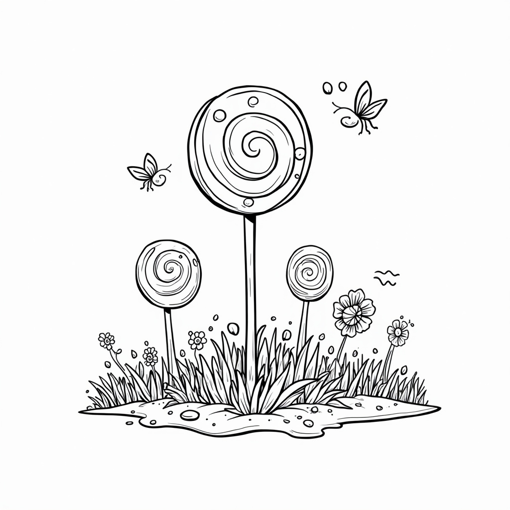 Lollipop Coloring Pages - Page 2