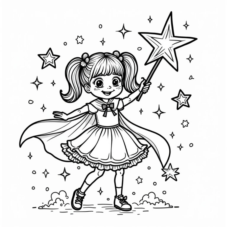 Manga Coloring Pages - Page 1