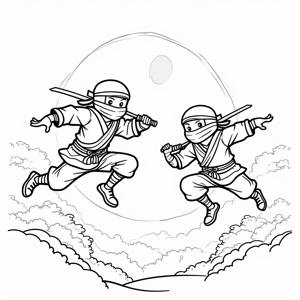 Manga Coloring Pages - Page 2