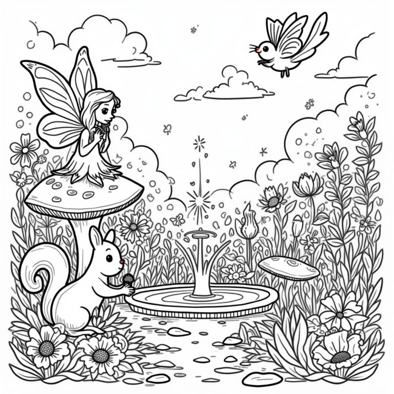 March Coloring Pages - Page 1