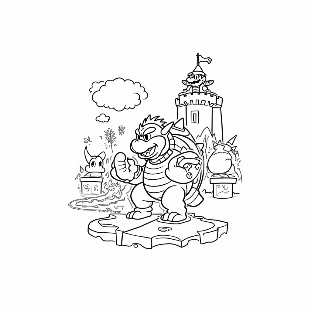 Mario Kart Coloring Pages - Page 2
