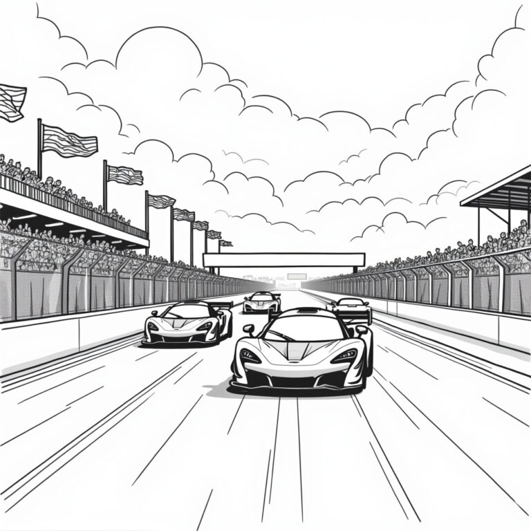 McLaren Coloring Pages - Page 1