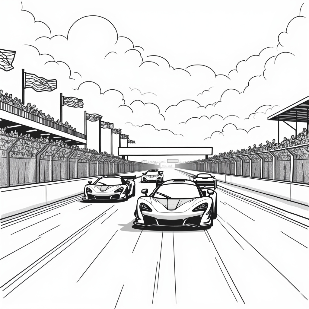 McLaren Coloring Pages - Page 1