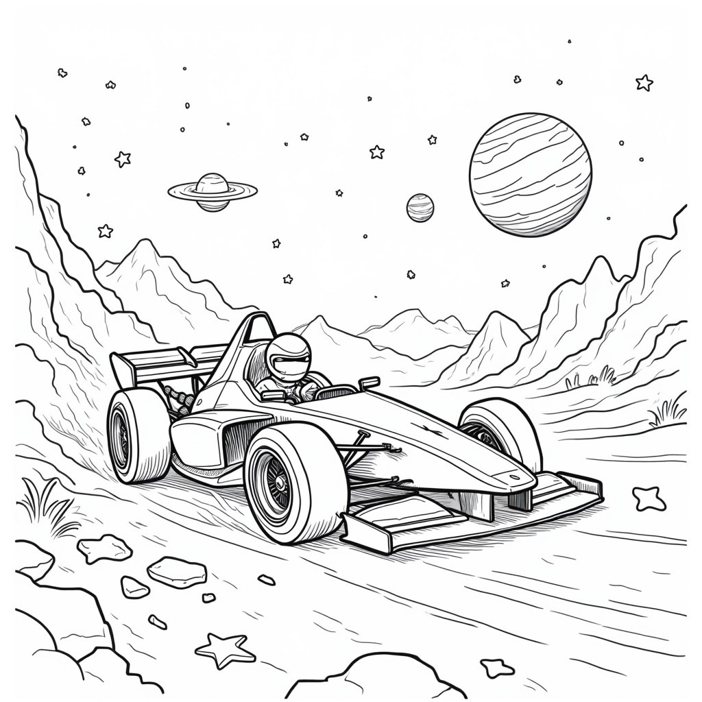 McLaren Coloring Pages - Page 4
