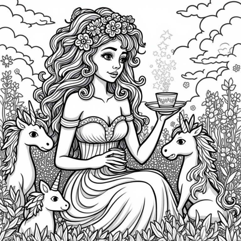 Medusa Coloring Pages - Page 1