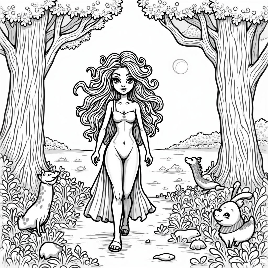 Medusa Coloring Pages - Page 3