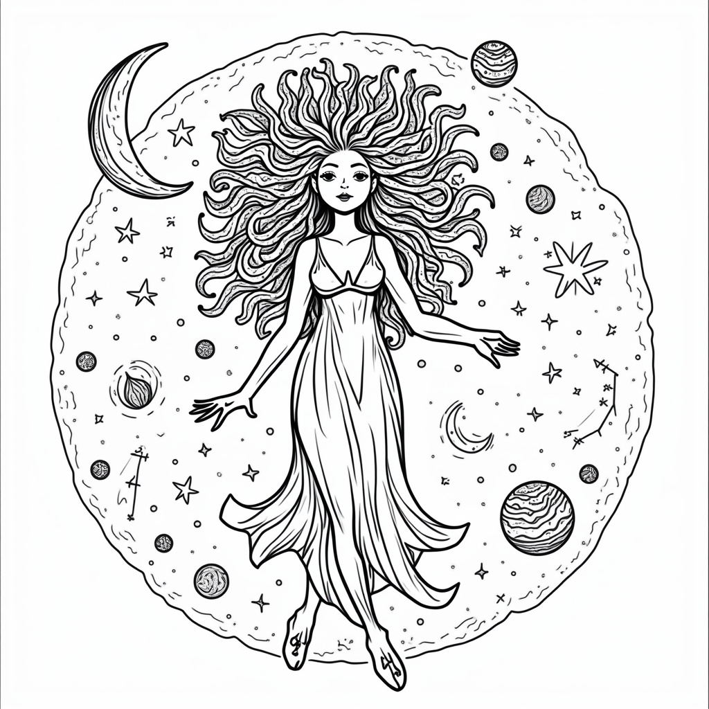 Medusa Coloring Pages - Page 4