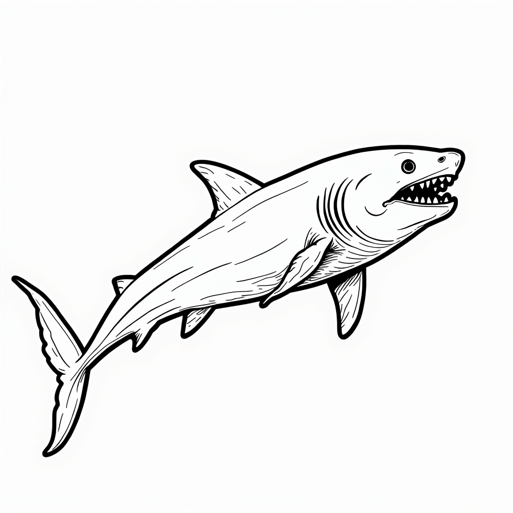 Megalodon Coloring Pages - Page 5