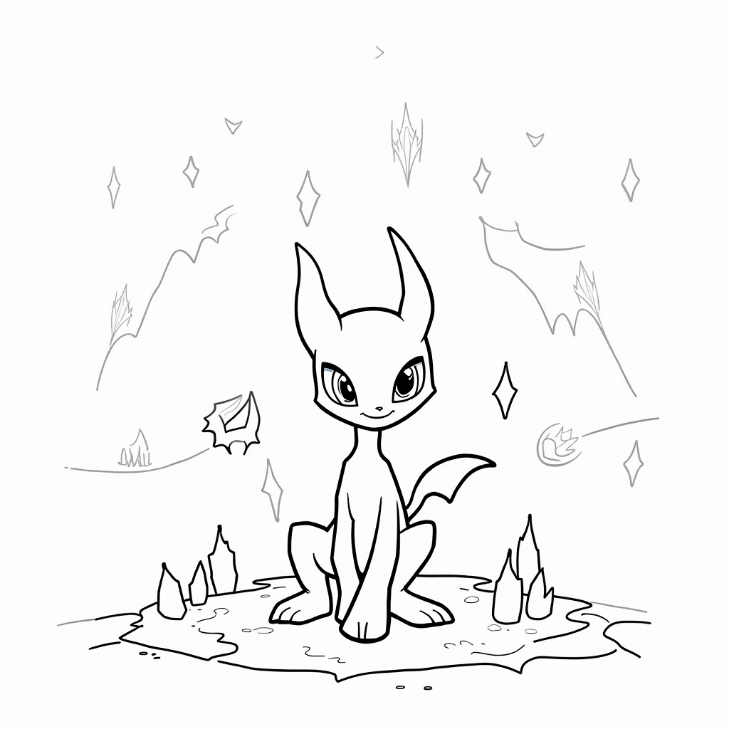 Mewtwo Coloring Pages - Page 5
