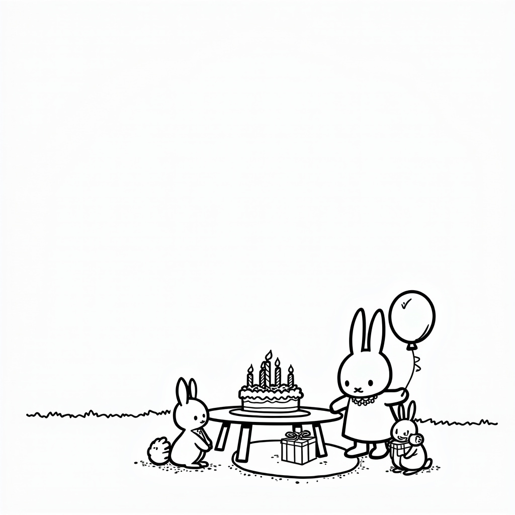 Miffy Coloring Pages - Page 2