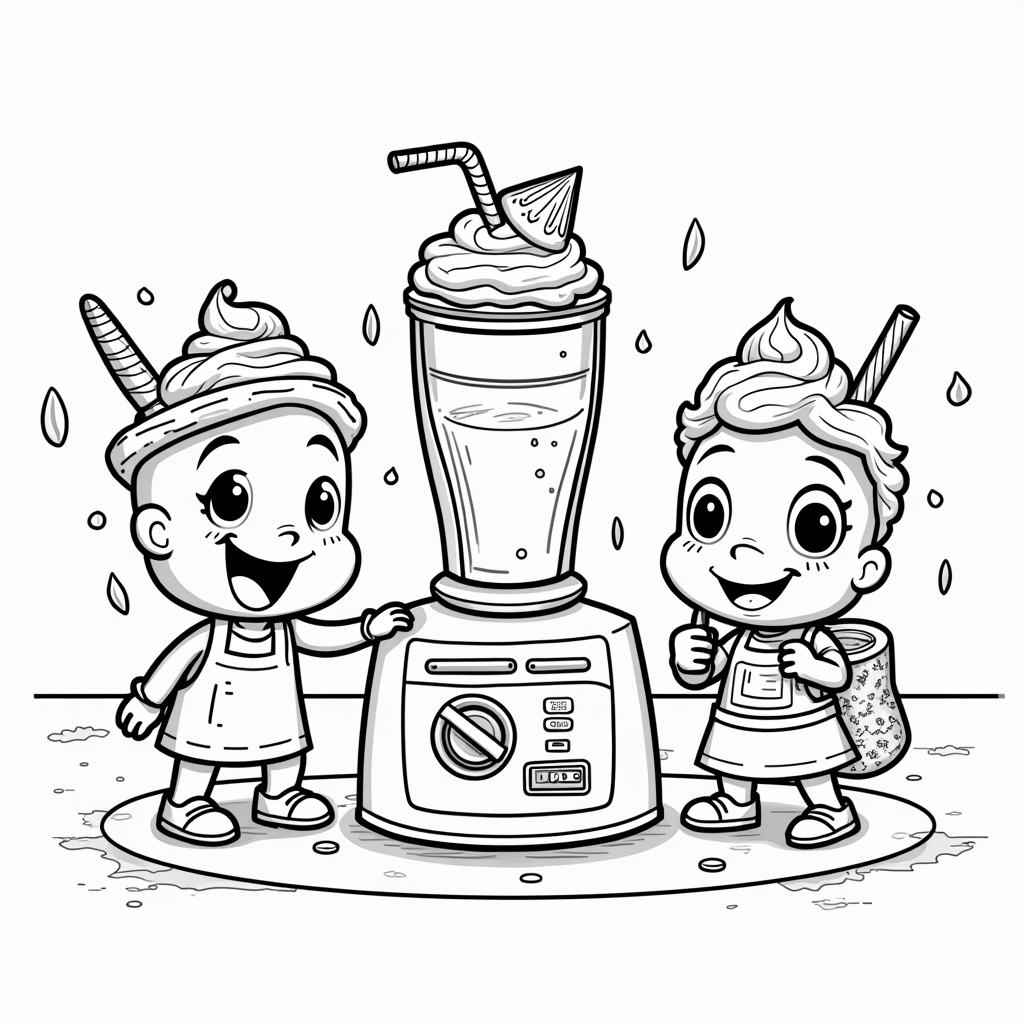 Milkshake Coloring Pages - Page 2
