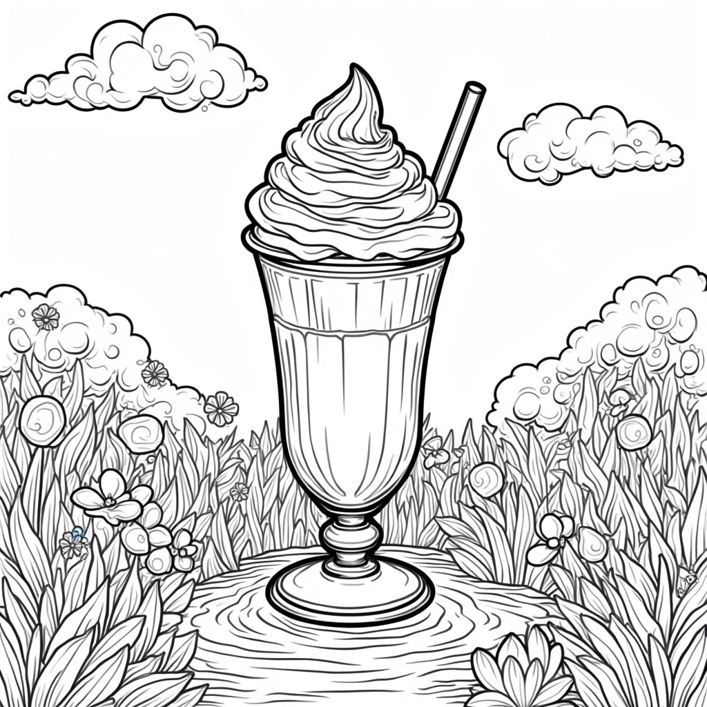 Milkshake Coloring Pages - Page 3