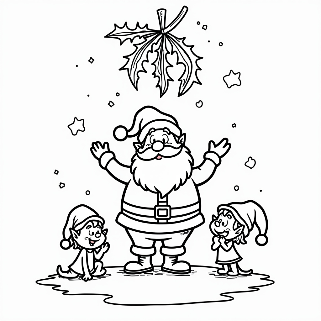 Mistletoe Coloring Pages - Page 4