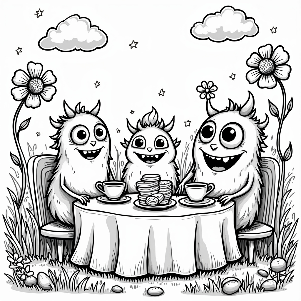 Monster Coloring Pages - Page 2