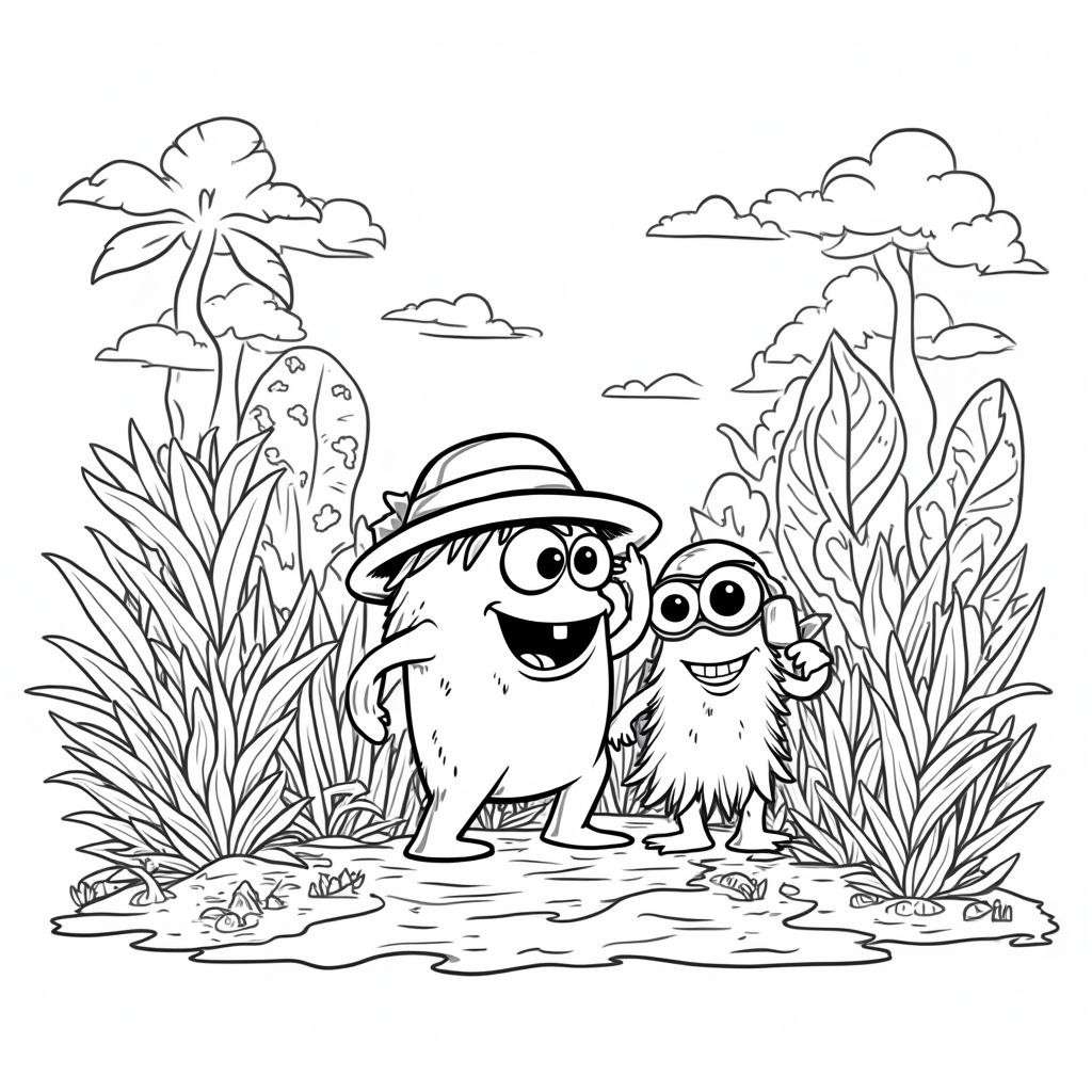 Monster Coloring Pages - Page 5
