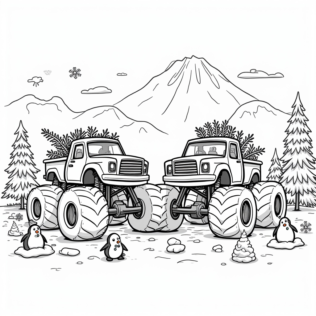 Monster Jam Coloring Pages - Page 5