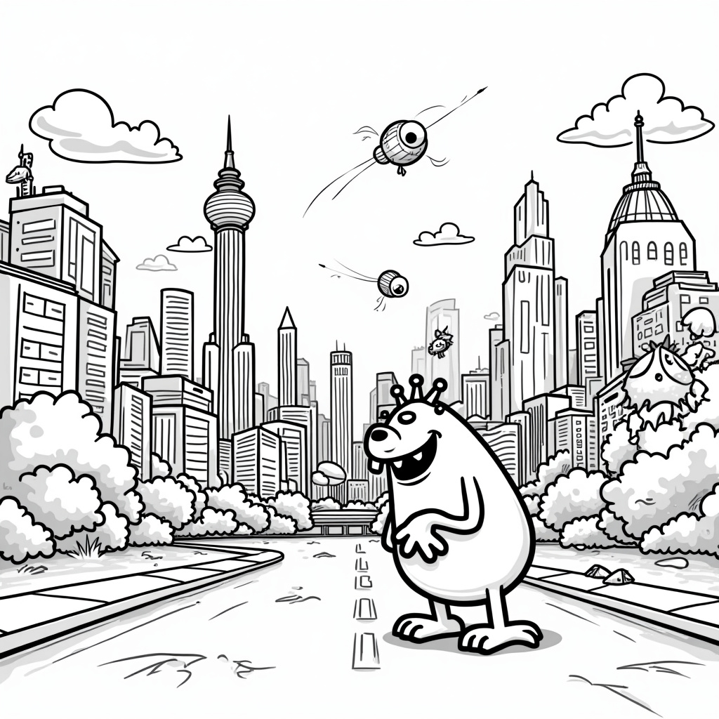 Monsters Inc Coloring Pages - Page 5