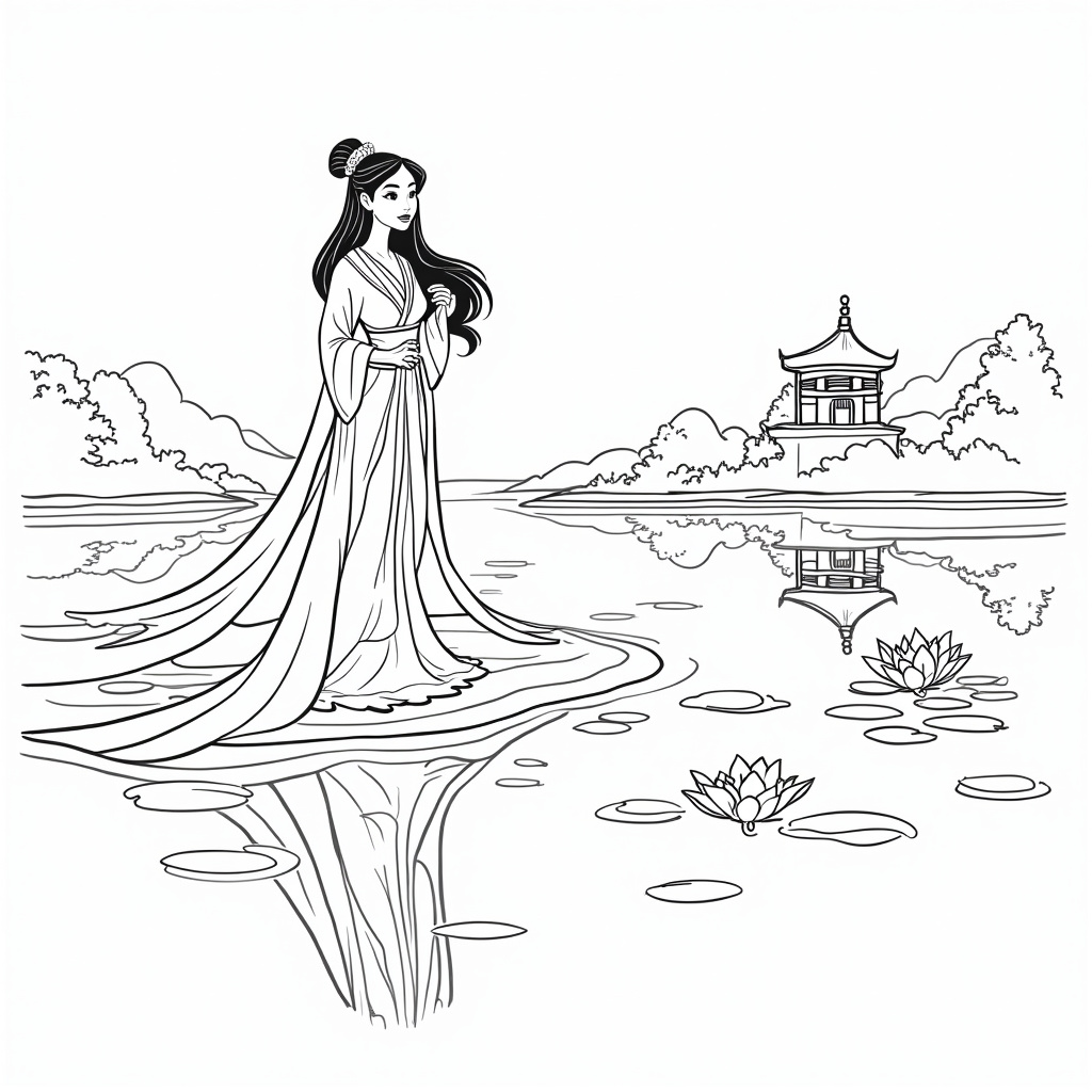 Mulan Coloring Pages - Page 3