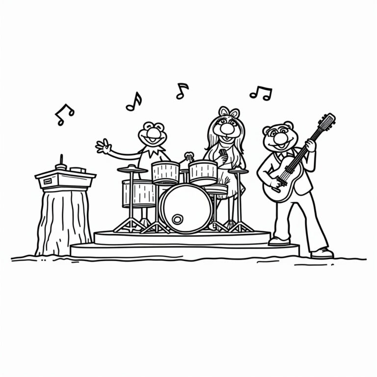 Muppets Coloring Pages - Page 1