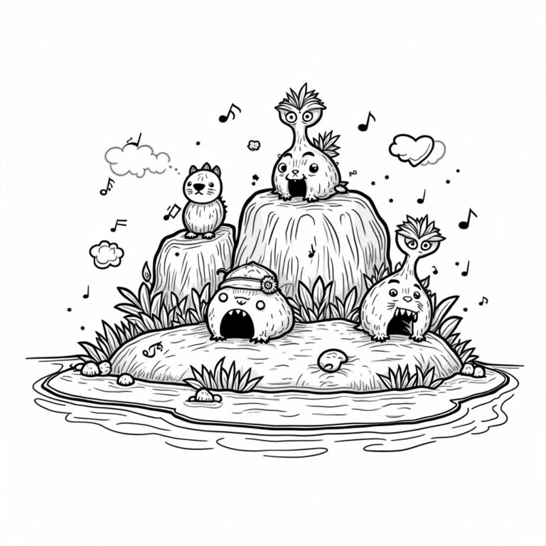 My Singing Monsters Coloring Pages - Page 1