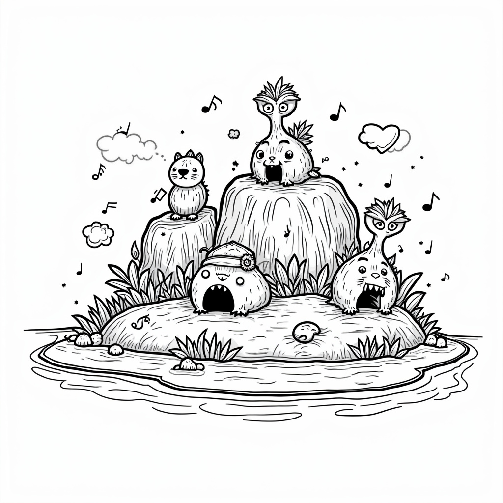 My Singing Monsters Coloring Pages - Page 1