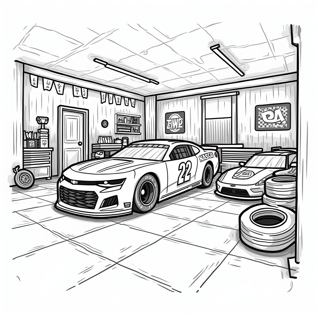 NASCAR Coloring Pages - Page 5