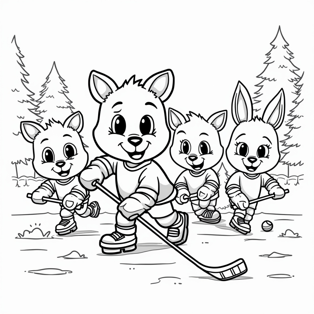 NHL And Hockey Coloring Pages - Page 3