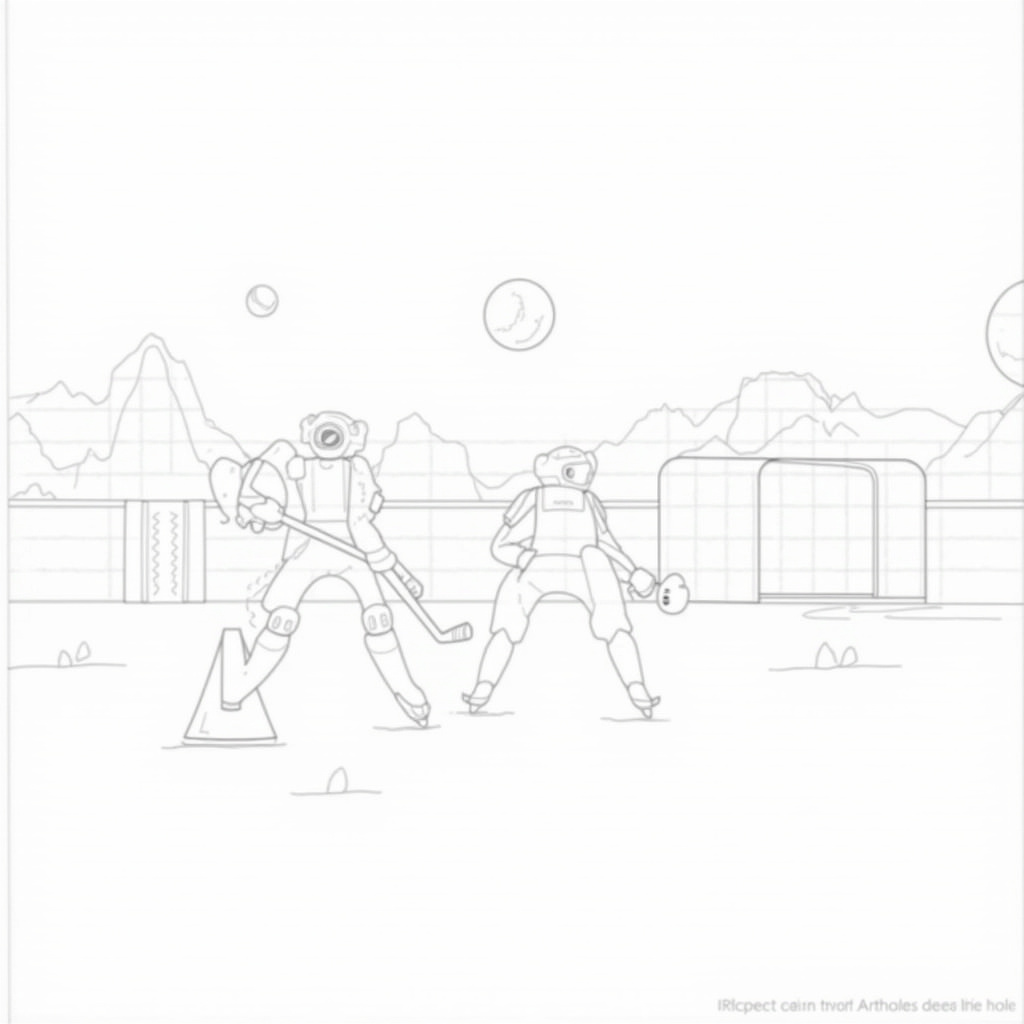 NHL And Hockey Coloring Pages - Page 4