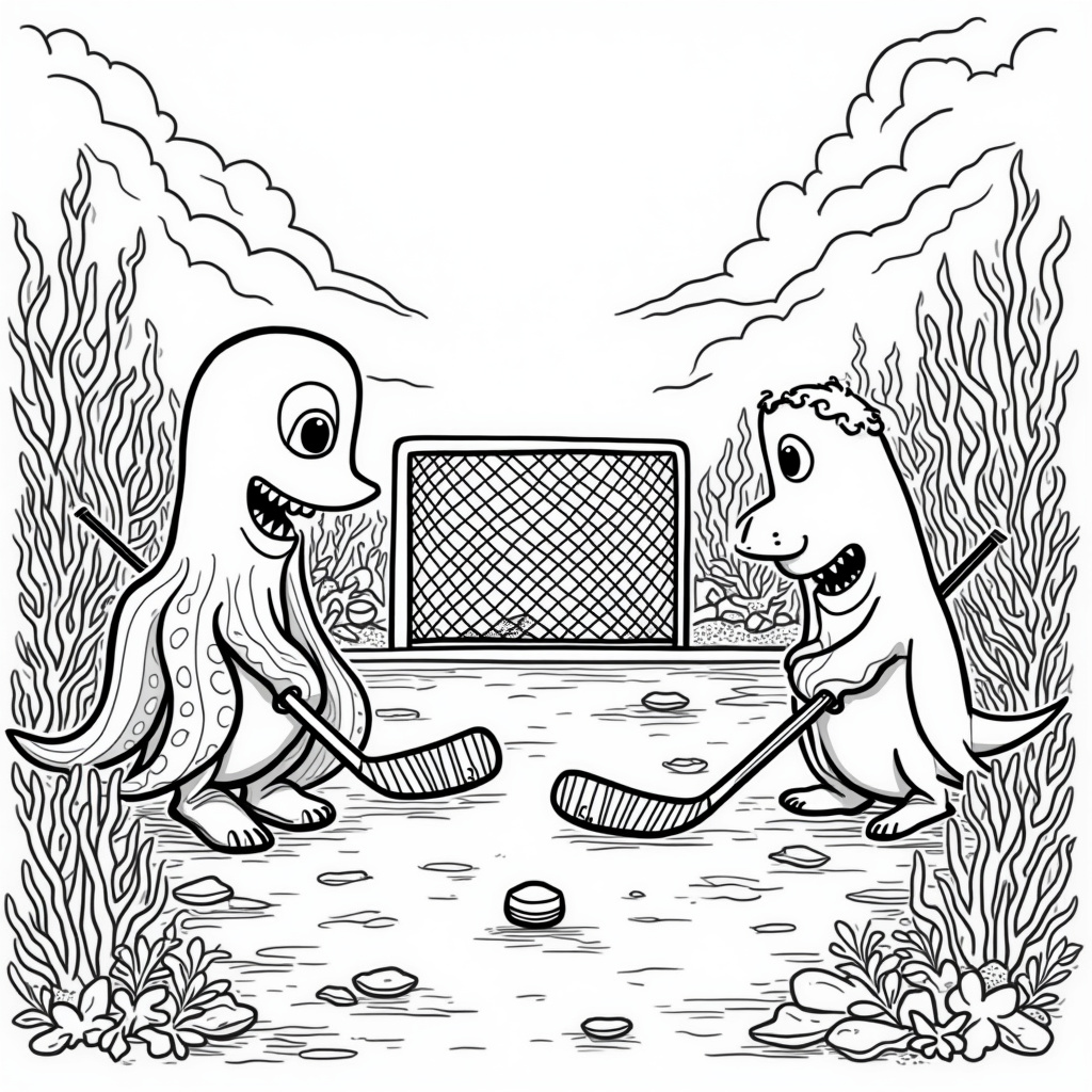NHL And Hockey Coloring Pages - Page 5