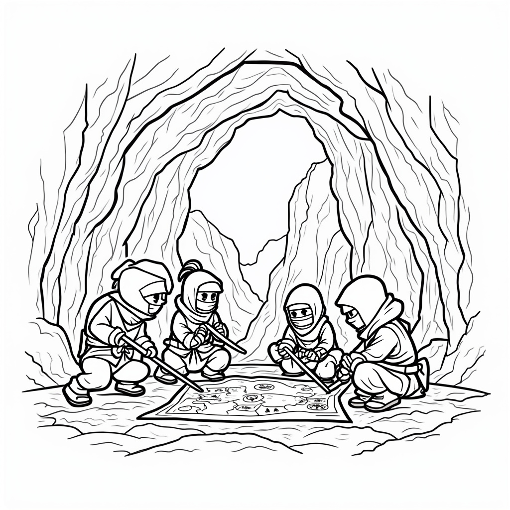 Ninja Coloring Pages - Page 3
