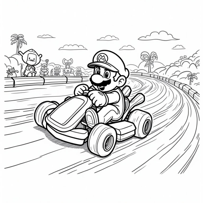 Nintendo Coloring Pages - Page 1