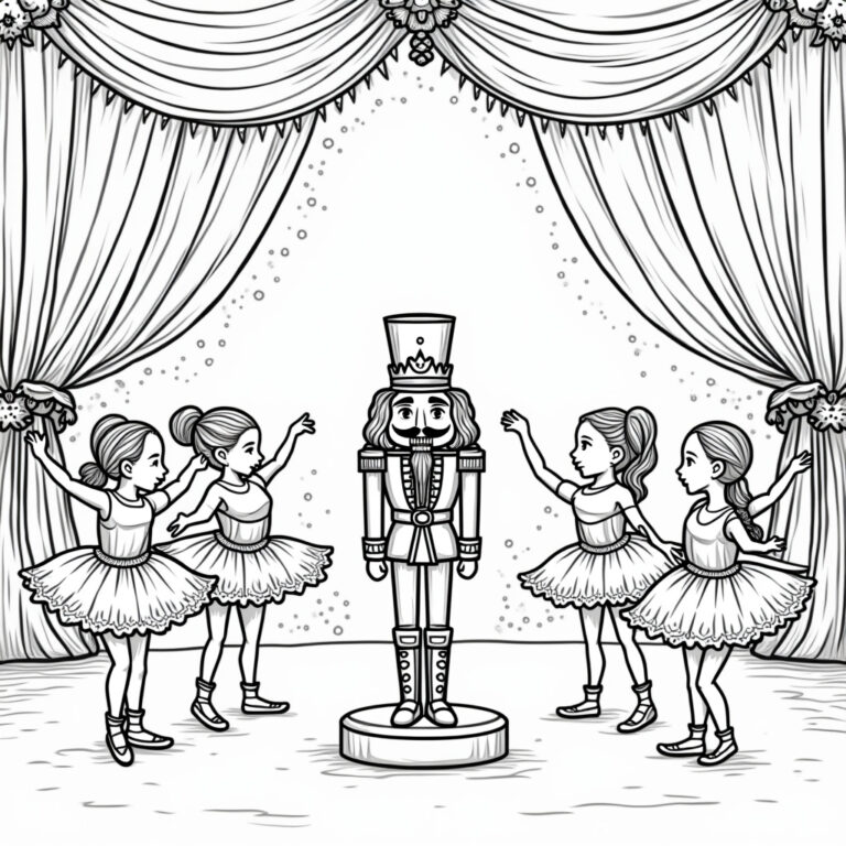 Nutcracker Coloring Pages - Page 1