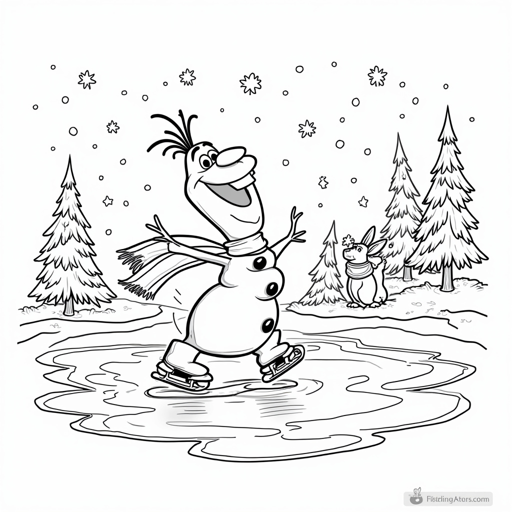 Olaf Coloring Pages - Page 2