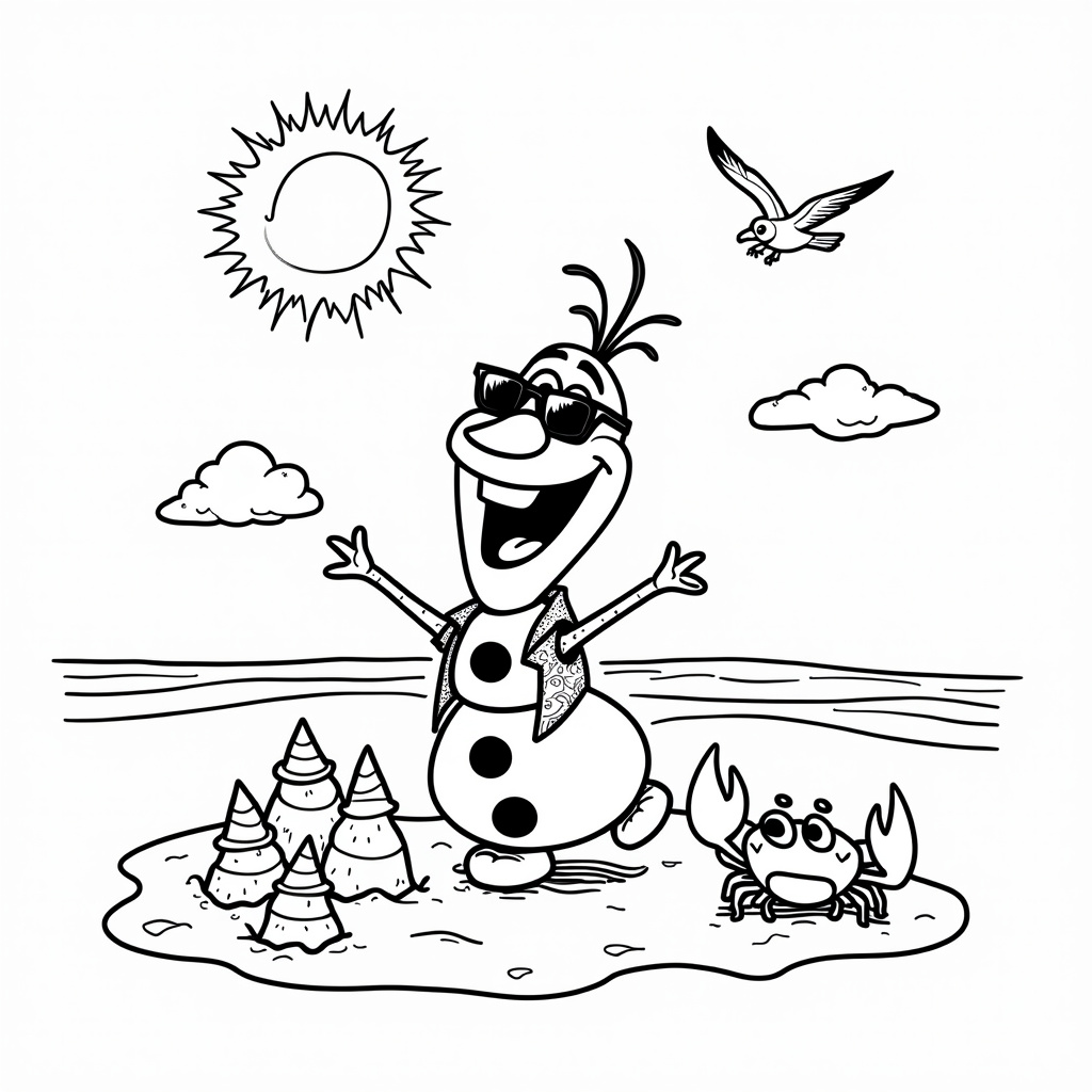 Olaf Coloring Pages - Page 4