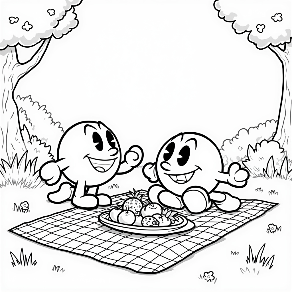 Pac-Man Coloring Pages - Page 2
