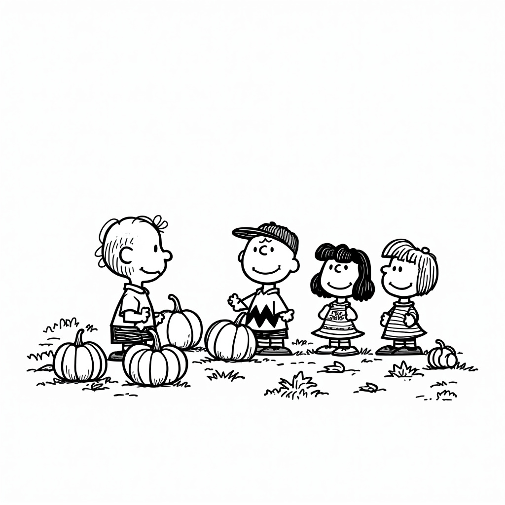 Peanuts And Snoopy Coloring Pages - Page 2